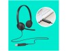 Slušalke žične Logitech naglavne z mikrofonom USB H340 Headset črne (981-000475)