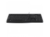 Tipkovnica Žična Logitech K120 SLO | Slovenski nabor znakov črna (920-002642)