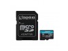 Spominska kartica microSDXC 128GB Kingston Canvas Go! Plus 90MB/s/170MB/s U3 V30 UHS-I A2 +adapter (SDCG3/128GB)