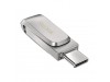 Spominski ključek 512GB USB 3.2/USB-C Sandisk Dual Luxe 150MB/s kovinski duo vrtljiv srebrn (SDDDC4-512G-G46)