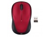 Miš  Logitech NoteBook Brezžična M235 optična nano rdeča (910-002496)