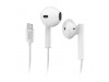 Slušalke žične ušesne USB-C stereo SBS z mikrofonom bele (TEEARTYCAPW)