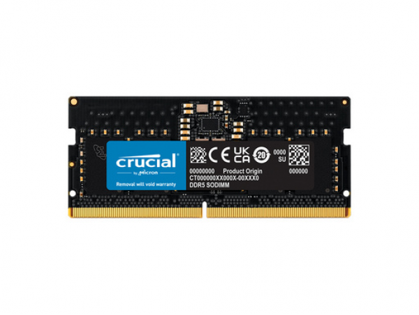 RAM SODIMM DDR5 8GB PC5-38400 4800MT/s CL40 1.1V Crucial