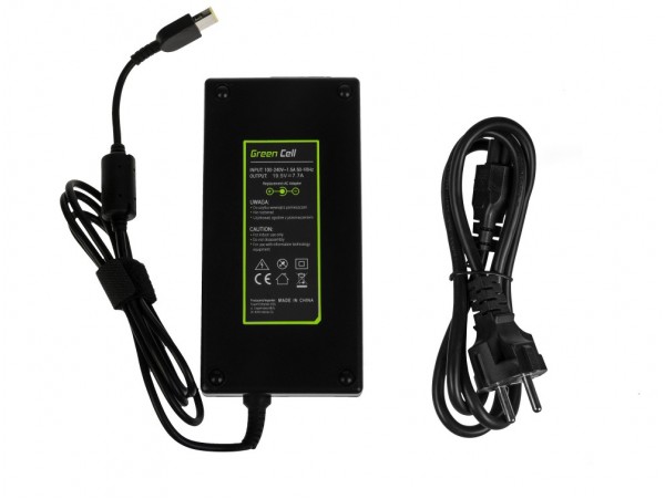 Polnilec za prenosnike Lenovo, 150W / 19,5V / 7,7A / pravokotni priključek