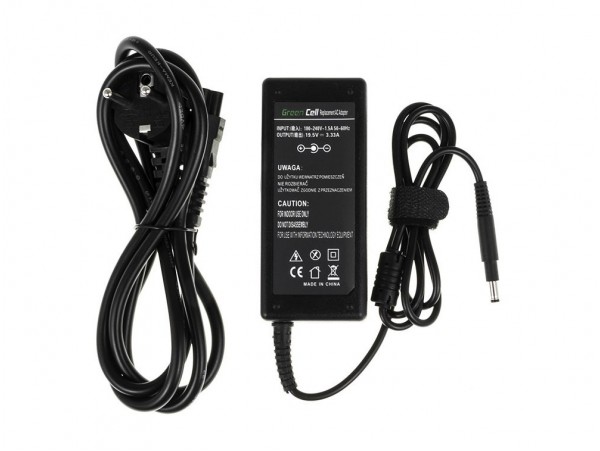 Polnilec za prenosnike HP / Compaq, 65W / 19,5V / 3,33A / 4,8mm x 1,7mm