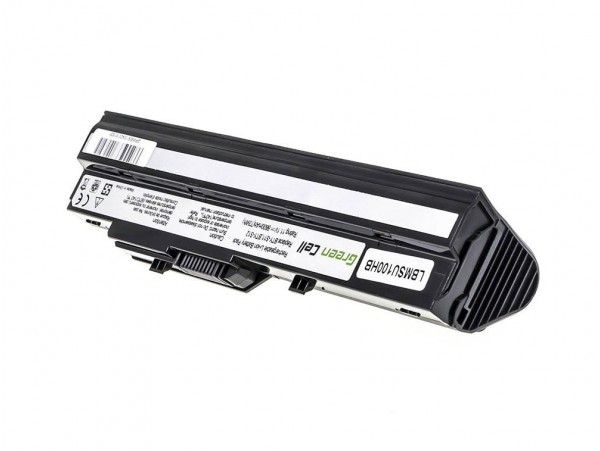 Baterija za Medion Akoya E1210 / MSI Wind U100 / LG X110, črna, 6600 mAh