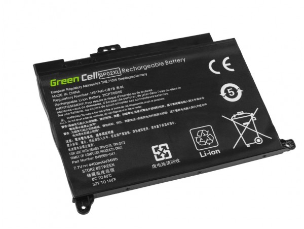 Baterija za HP Pavilion 15-AU / 15-AW, BP02XL, 4400 mAh