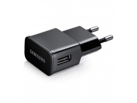 Polnilec za telefone Samsung ETA-U90EBE, s kablom MicroUSB, originalni, črn, 2A