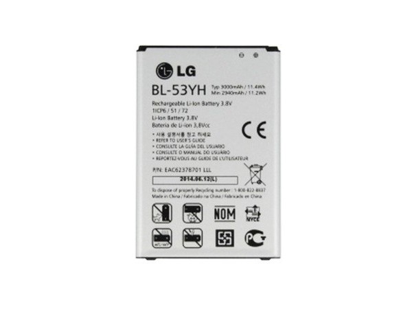 Baterija za LG G3 / D855 / F400, originalna, 3000 mAh