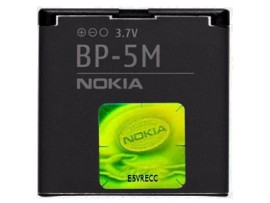 Baterija za Nokia 6110 / 6220 / 6500 / 7390 / 8600, BP-5M, originalna, 900 mAh