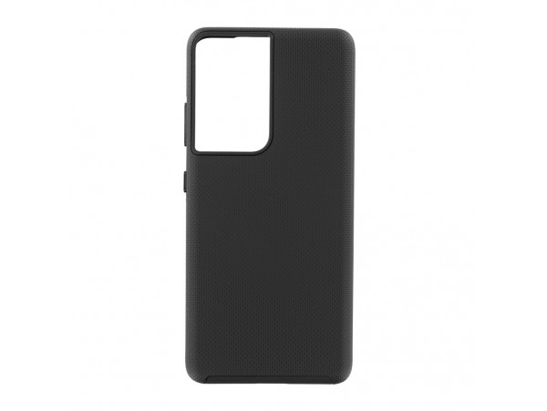 Silikonski ovitek za Samsung Galaxy S21 Ultra, črn
