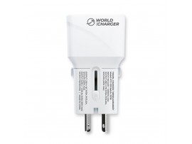 Polnilec / adapter USB-A / USB-C, mednarodni, 20 W