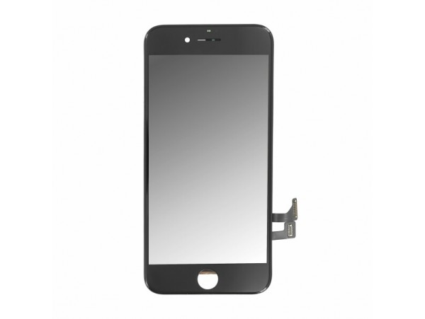 Steklo in LCD zaslon za Apple iPhone 8 / SE (2020) / SE (2022), črno