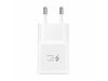 Polnilec za telefone Samsung EP-TA200EWE, originalni, Adaptive Fast Charging, bel