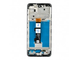 Steklo in LCD zaslon za Motorola Moto E30, originalno (OEM), črno