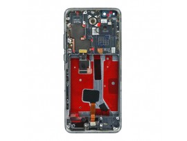 Steklo in LCD zaslon za Huawei P40 Pro, originalno (OEM), črno