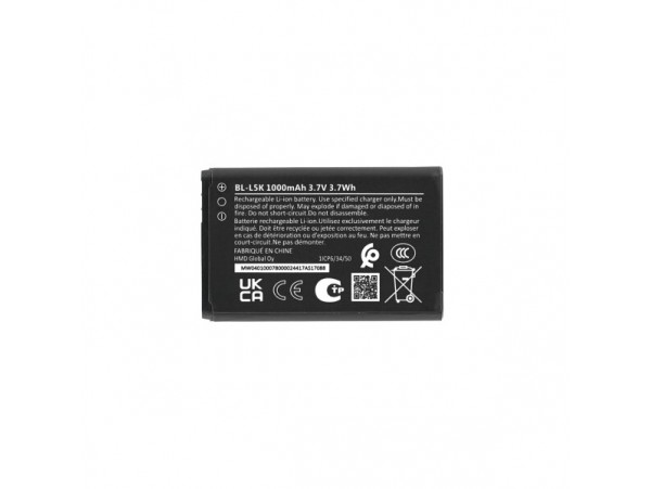 Baterija za Nokia 105+ (2022), BL-L5K, 1000 mAh