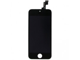 Steklo in LCD zaslon za Apple iPhone 5S, črno