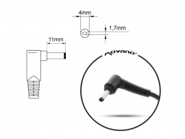 Polnilec za prenosnike Lenovo, 45W / 20V / 2,25A / 4,0mm x 1,7mm