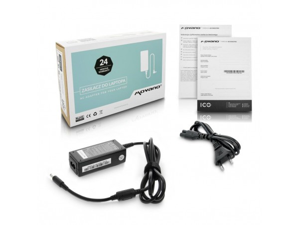 Polnilec za prenosnike Dell, 45W / 19,5V / 2,31A / 4,5mm x 3,0mm
