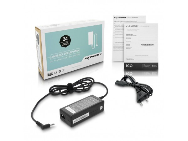 Polnilec za prenosnike HP / Compaq, 65W / 19,5V / 3,33A / 4,5mm x 3,0mm