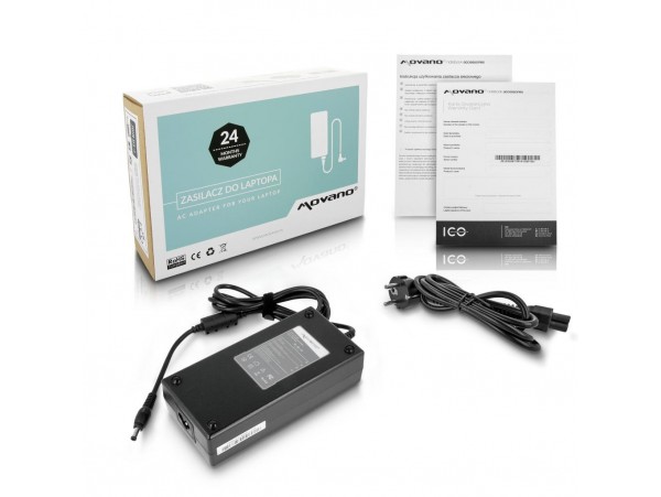 Polnilec za prenosnike Asus / MSI, 180W / 19V / 9.5A / 5,5mm x 2,5mm