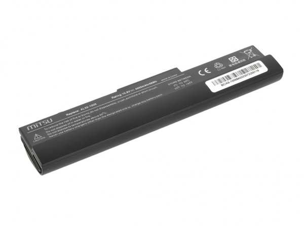 Baterija za Asus Eee PC 1001 / 1001H, črna, 4400 mAh
