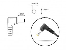 Polnilec za prenosnike Asus / Medion / MSI, 150W / 19,5V / 7,7A / 5,5mm x 2,5mm