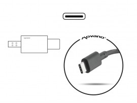 Polnilec za prenosnike HP / Toshiba / Acer / Asus / Lenovo / Dell, 45W / 20V / 2,25A / priključek USB-C