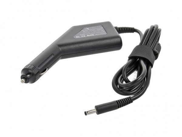 Avtomobilski polnilec za prenosnike Dell, 90W / 19,5V / 4,62A / 4,5mm x 3,0mm