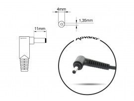 Polnilec za prenosnike Asus, 45W / 19V / 2,37A / 4,0mm x 1,35mm