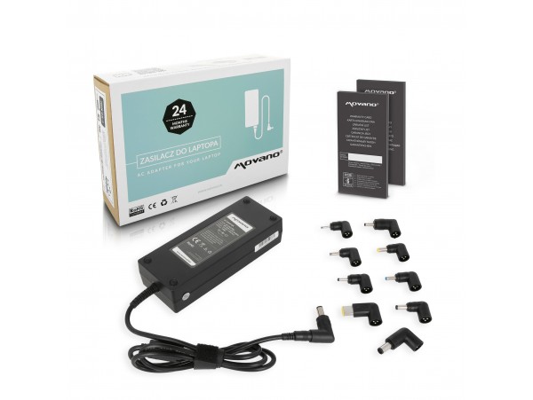 Polnilec za prenosnike, univerzalni, 120W / 15-20V / 10A