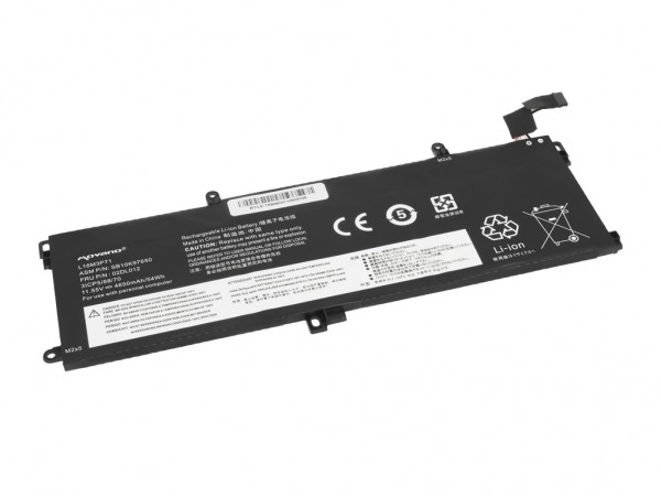 Baterija za Lenovo ThinkPad T590 / T15 / P15s / P53s, 4650 mAh