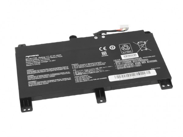 Baterija za Asus FX504 / FX505 / FA506 / FA706, B31N1726, Tip 2, 4212 mAh