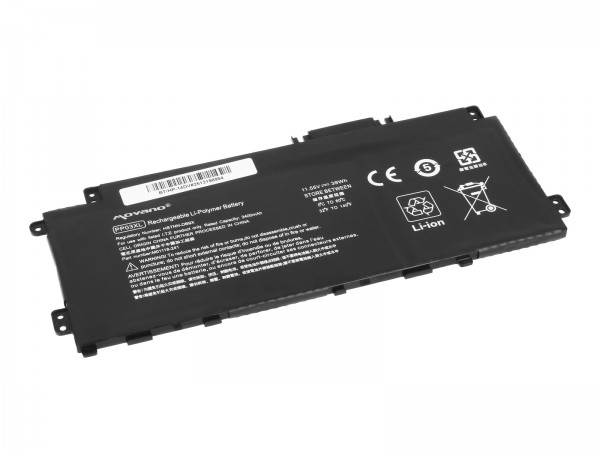 Baterija za HP Pavilion 13-BB / 14-DV / 15-EH, PP03XL, 3400 mAh