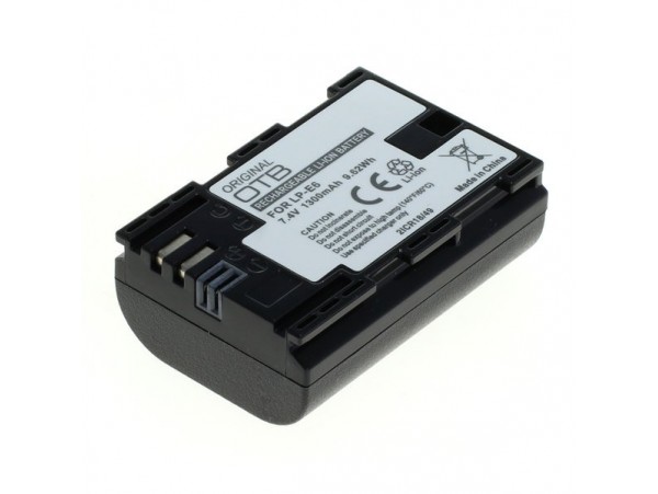 Baterija LP-E6 / LP-E6N za Canon EOS 5D Mark III / EOS 5D Mark II / EOS 7D, 1300 mAh