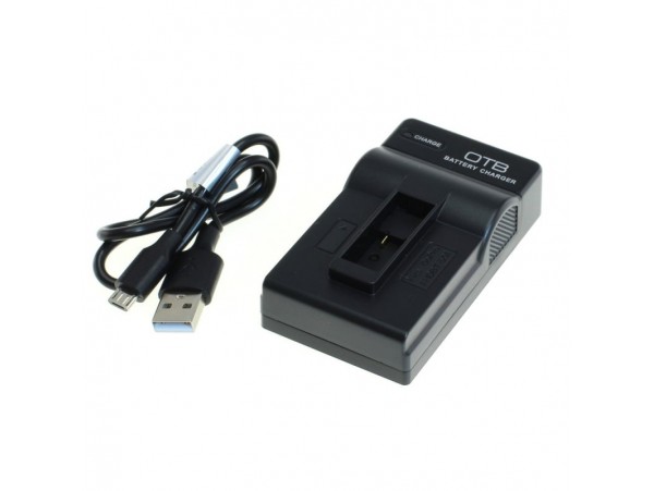 Polnilec za baterijo GoPro Hero 5 / Hero 6 / Hero 7, MicroUSB