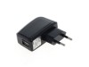 Polnilec / adapter USB, univerzalni, funkcija AutoID, črn, 2A