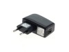 Polnilec / adapter USB, univerzalni, funkcija AutoID, črn, 2A