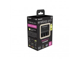 Polnilec za baterije NiMH Panasonic BQ-CC55E in 4 baterije Eneloop Pro AA