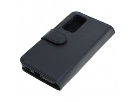Preklopni etui za Huawei P40 iz umetnega usnja, črna