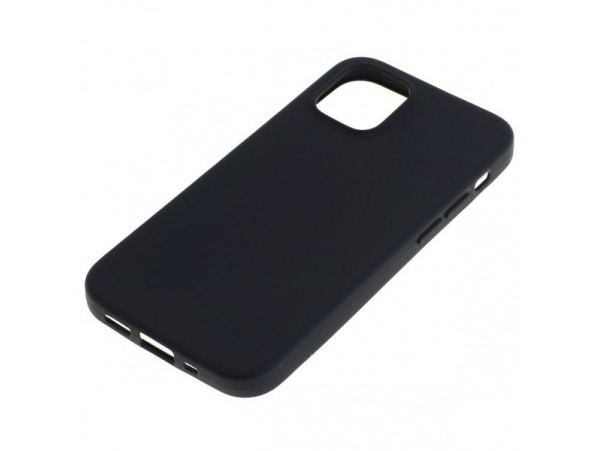 Silikonski ovitek za Apple iPhone 12 Mini, črn
