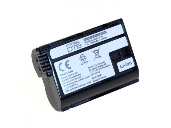 Baterija EN-EL15 za Nikon D600 / D800 / D800E / D7000 / D7100 / D8000, 2050 mAh