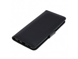 Preklopni etui za Samsung Galaxy A42 5G iz umetnega usnja, črna