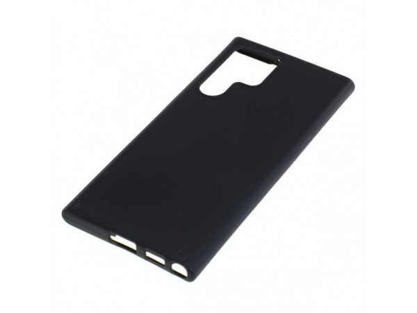 Silikonski ovitek za Samsung Galaxy S22 Ultra, črn