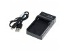 Polnilec za baterijo Sony NP-FM50 / NP-FM70 / NP-FM90 / NP-FM500H, MicroUSB