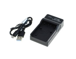 Polnilec za baterijo Sony NP-FH50 / NP-FP50 / NP-FV50, MicroUSB