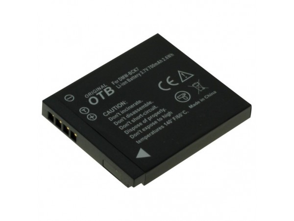 Baterija DMW-BCK7 za Panasonic Lumix DMC-FS16 / DMC-FT20 / DMC-SZ1, 700 mAh