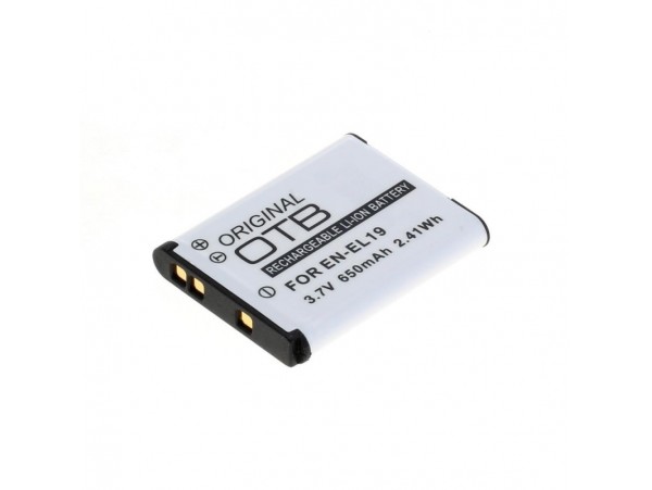 Baterija EN-EL19 / NP-BJ1 za Nikon Coolpix S2500 / S3100 / S01 / S100, 650 mAh