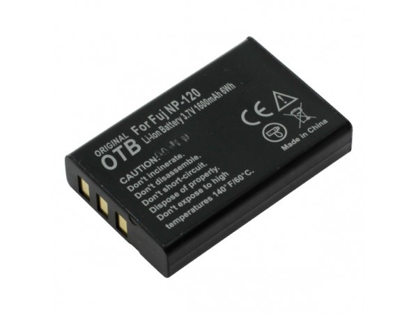 Baterija NP-120 za Fuji FinePix F630 / Pentax Optio 450 / Optio MX4, 1600 mAh